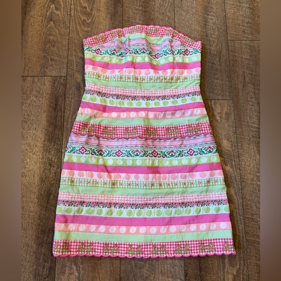 Lily Pulitzer Women’s Ribbon Dress in EUC Size 4 - Picture 1 of 10